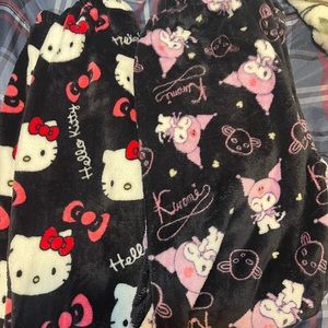 NEW, UNUSED Hello Kitty and Friends TWO PACK pajama plush pants